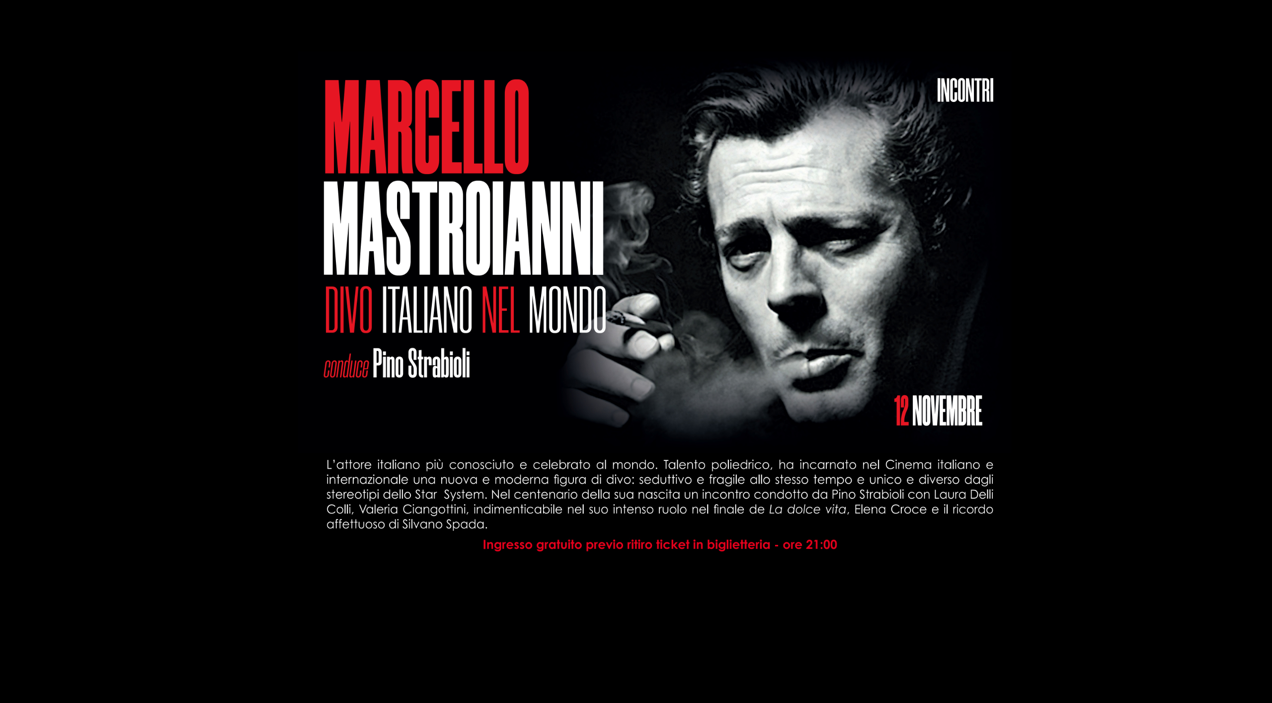 MARCELLO MASTROIANNI DIVO ITALIANO NEL MONDO