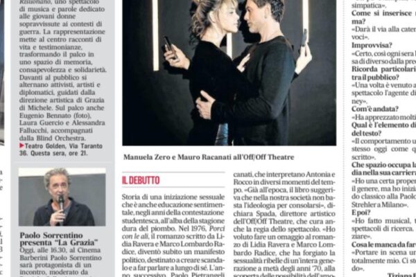 Il Messaggero 20 gennaio 2026